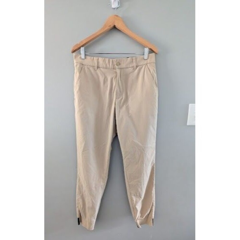 Good Good Golf Fighting For Par Mens 32 Beige Performance Chino Joggers Pant